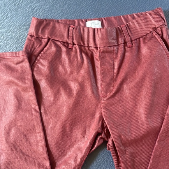 Bevy Flog • Dafna• Merlot Herringbone pants Size 25 Excellent Like New - Picture 5 of 8